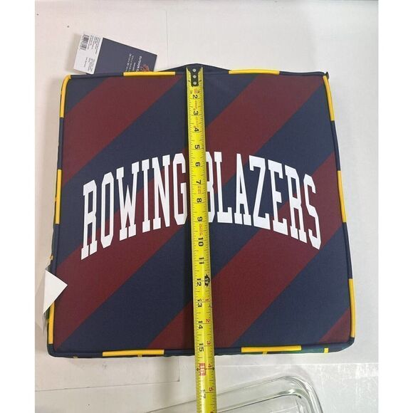 Rowing Blazer x Target Seat Cushion Rugby Striped Stadium Bleachers 15”x2”x15” - Picture 5 of 13